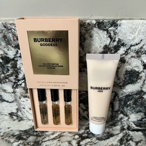 Burberry Goddess Perfume Gift Set Sample Size 1.5ml each